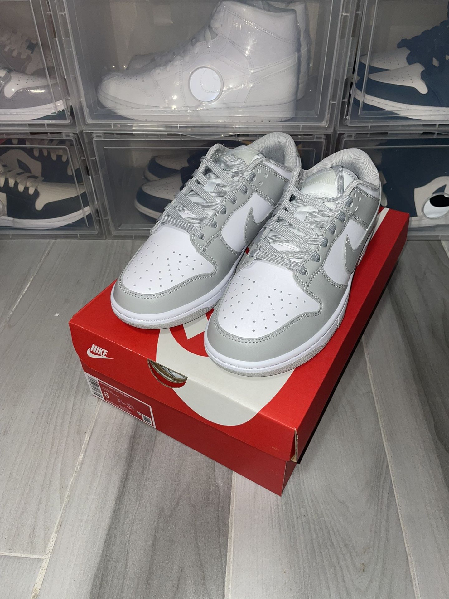 Nike Dunk Low "Gery Fog" - SIZE:8 M