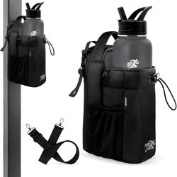 New Magnetic Gym Bag with 40oz Water Bottle Holder – Waterproof Leather-Film Fitness Bag with Strong N52 Magnets, Phone & Zipper Pockets, Adjustable S