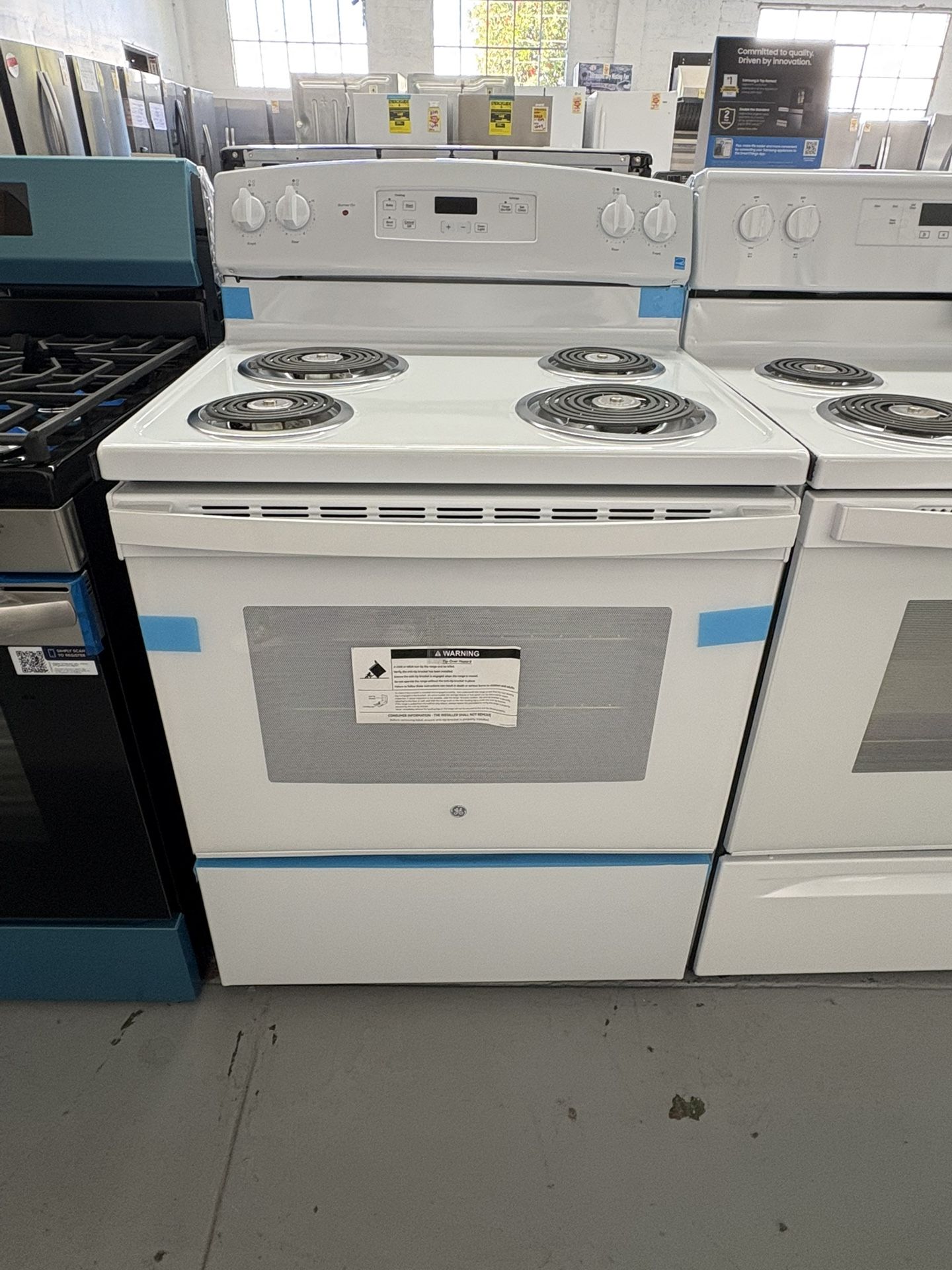 GE 30” Range Electric