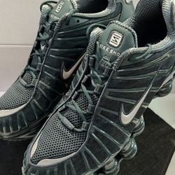 NIKE SHOX TL “METALLIC GREEN SILVER”