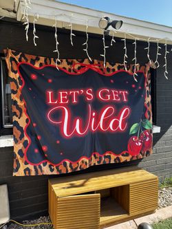 Party Leopard Print Backdrop