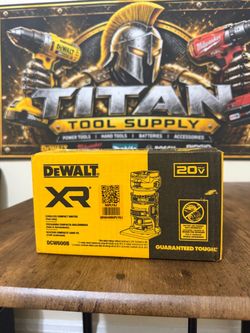 DEWALT DCW600B 20V MAX XR Router Compacto Inalámbrico Brushless - Nuevo Tool Only