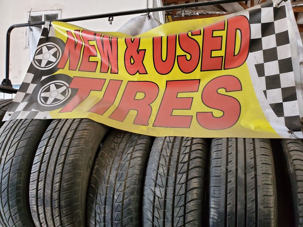 USED & NEW TIRES $35 and up. We can get New Sets from our warehouse at low Prices!!!