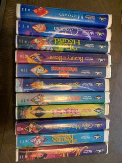VHS Disney movies