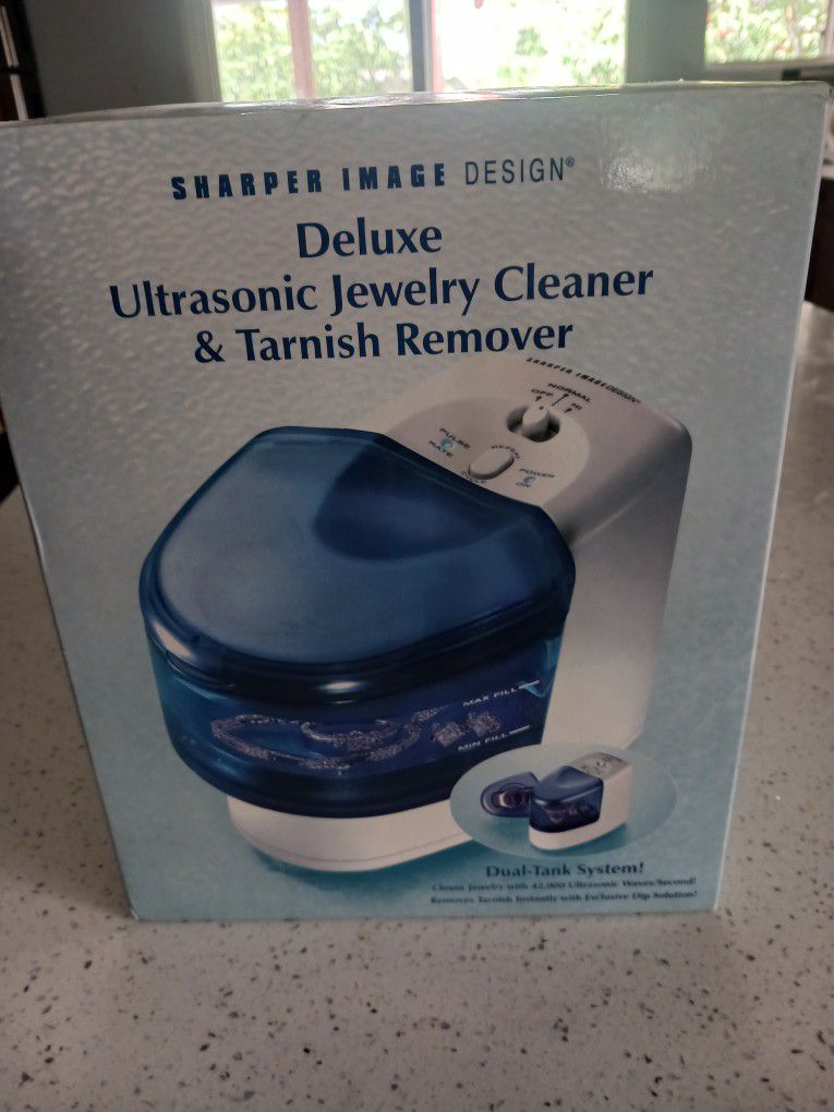 Ultrasonic Jewelry Cleaner And Tarnish Removal, Deluxe Sharper Image
