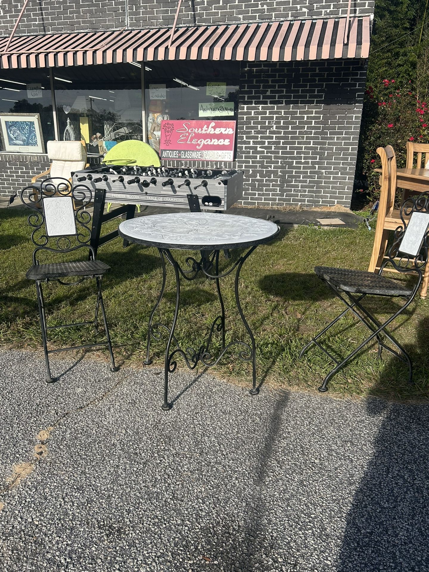 Wrought Iron Bistro Set