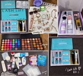 Makeup Lashes Jewelry Bundle