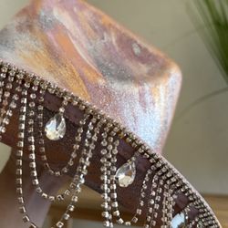 New Custom Cowboy Fringe Burning Man Hat Festival 