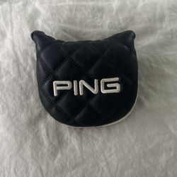 PING Quilter Leather Mallet Headcover 