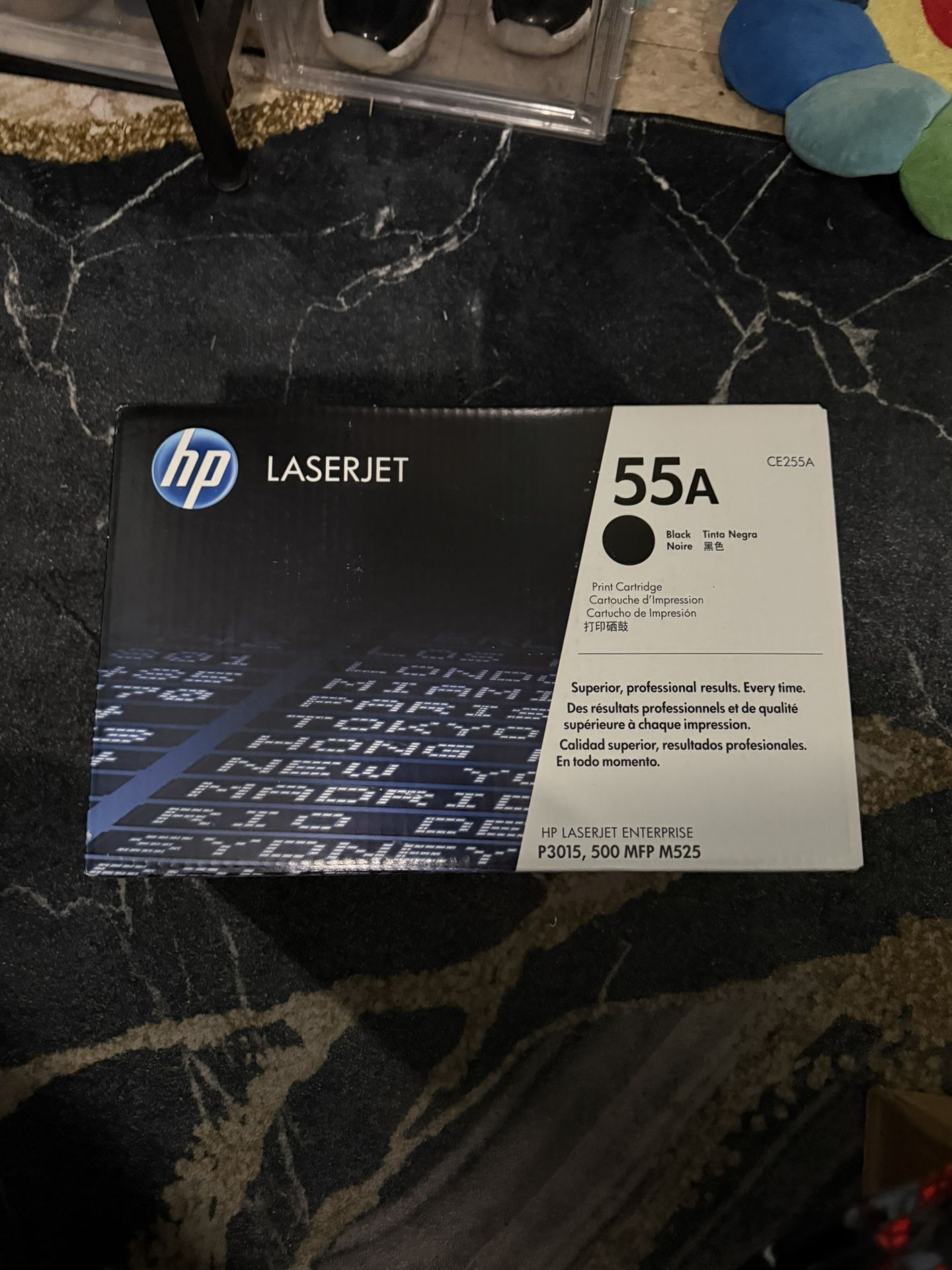 NEW SEALED Genuine HP 55A Black Toner Cartridges, CE255A
