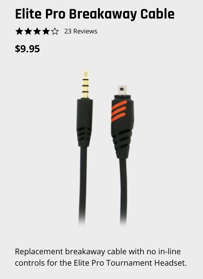 Turtle Beach Elite Pro Breakaway Cable