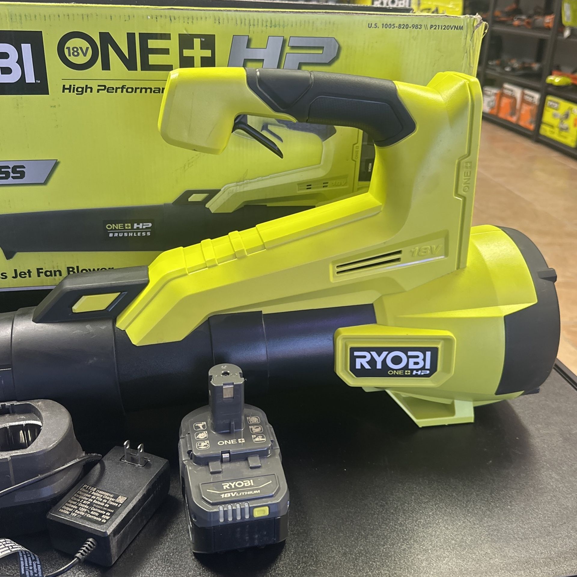 ONE+ HP 18V Brushless 110 MPH 350 CFM Cordless VariableSpeed Jet Fan