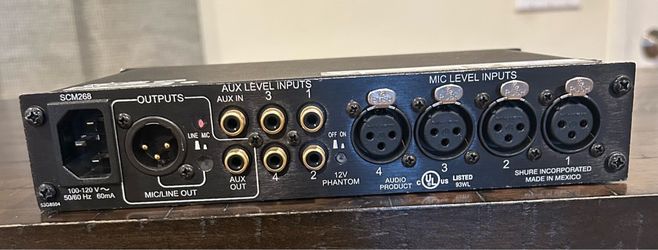 Shure SCM-268 Mixer