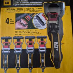 CAT Ratchet Tie Down Set