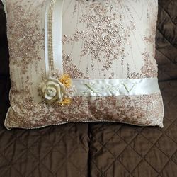 Mis Quince Anos Throw Pillow