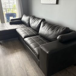 Leather Sectional Couch