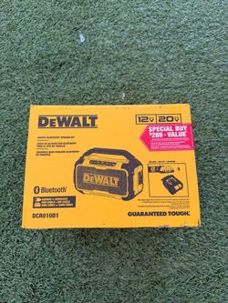DeWalt DCR010D1 Jobsite Bluetooth Speaker Kit