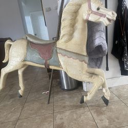 Antique Carousel Wall Display