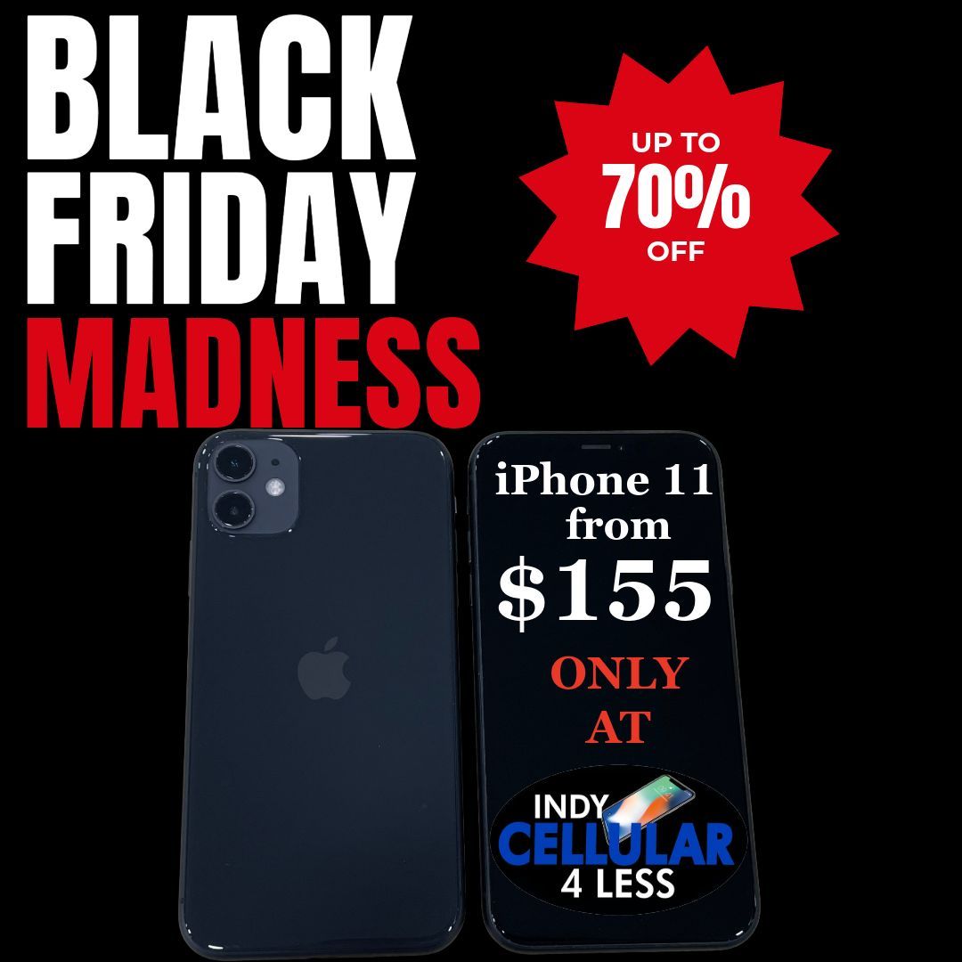 BLACK FRIDAY DEAL #2 IPHONE 11 64GB UNLOCKED FROM $155!