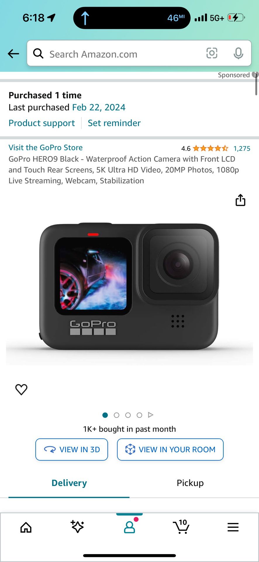GoPro Hero9 Black Waterproof Camera