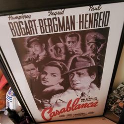 Movie Poster And Frame - Casablanca