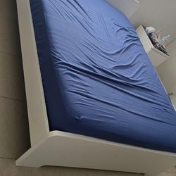 White Queen Bed Frame 