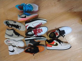 Nike and Jordan shoe bundle $120 for all
