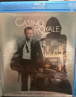 This is a 2007 Casino Royale Blu-ray disc, featuring Daniel Craig as James Bond.