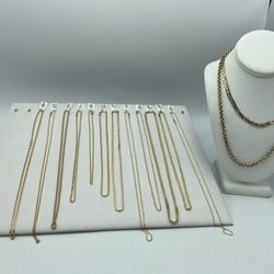 Assorted Gold Chains 