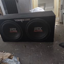 Mtx Audio 12in. Speakers In The Box
