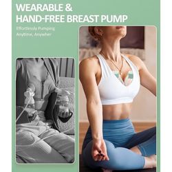 Portable electric breast pump 