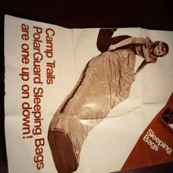 Polargard sleeping bag.Better than down. better synthetic fill .quick drying and performance when wet