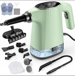 Handheld Steam Cleaner, Portable Steamer For Cleaning With 18PCS Accessories, 12s Fast Heating, Pressurized Steam Cleaner For Home, Kitchen, Bathroom,