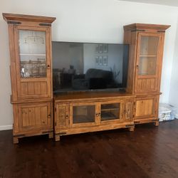 Solid Wood TV Stand 