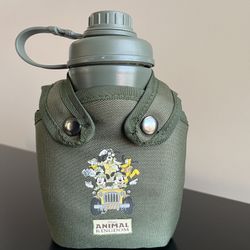 Disney Animal Kingdom Water Bottle Canteen Theme Park Souvenir