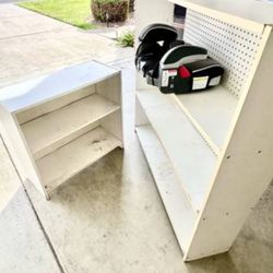 $60 With Delivery. 2 Shelves. With Free Booster Chair
