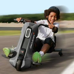 McLaren 24V Ride on Toys for Kids, Electric Go Kart Powered Drift Kart with Adjustable Seat for Big Kids 3+ Boys Girls, Blac