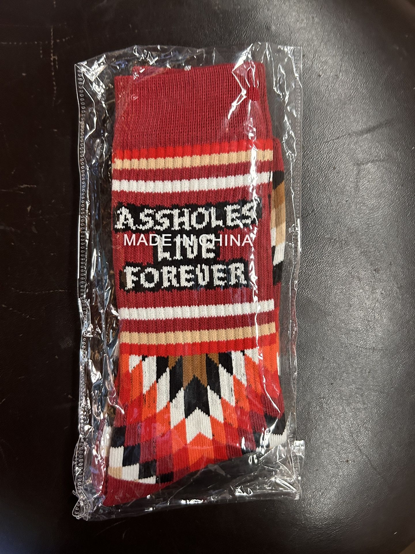 Assholes Live Forever Socks