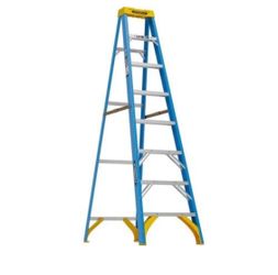 Werner 8 FT Fiberglass Step Ladder Heavy Duty