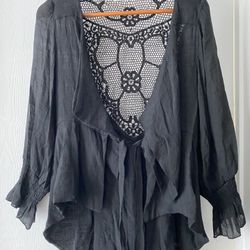 Ladies-Girls Dress Tie Cover Up & Bebe Bag