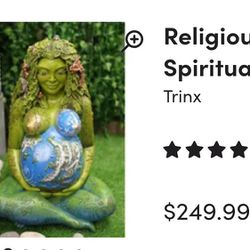 Gaia Mother Green Earth Table statue.