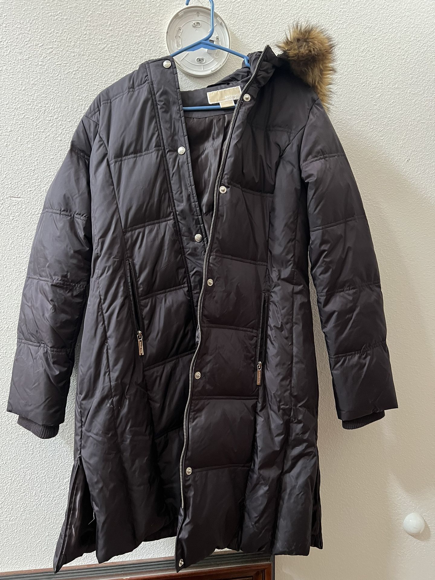 M Michael Kors puffer - Long- chocolate brown