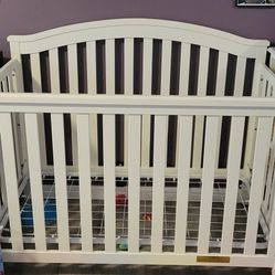 White Infant Crib