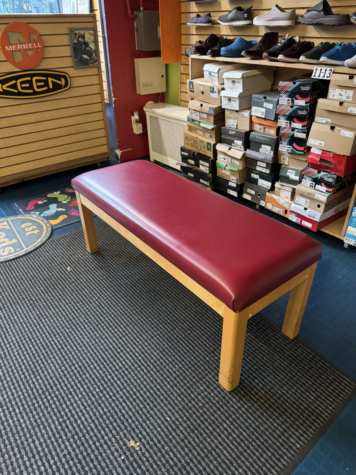 Colorful Backless Benches For Retail Or Other