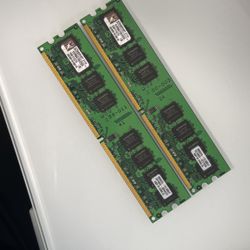 2x 2GB DDR2 RAM Desktop Memory SODIM