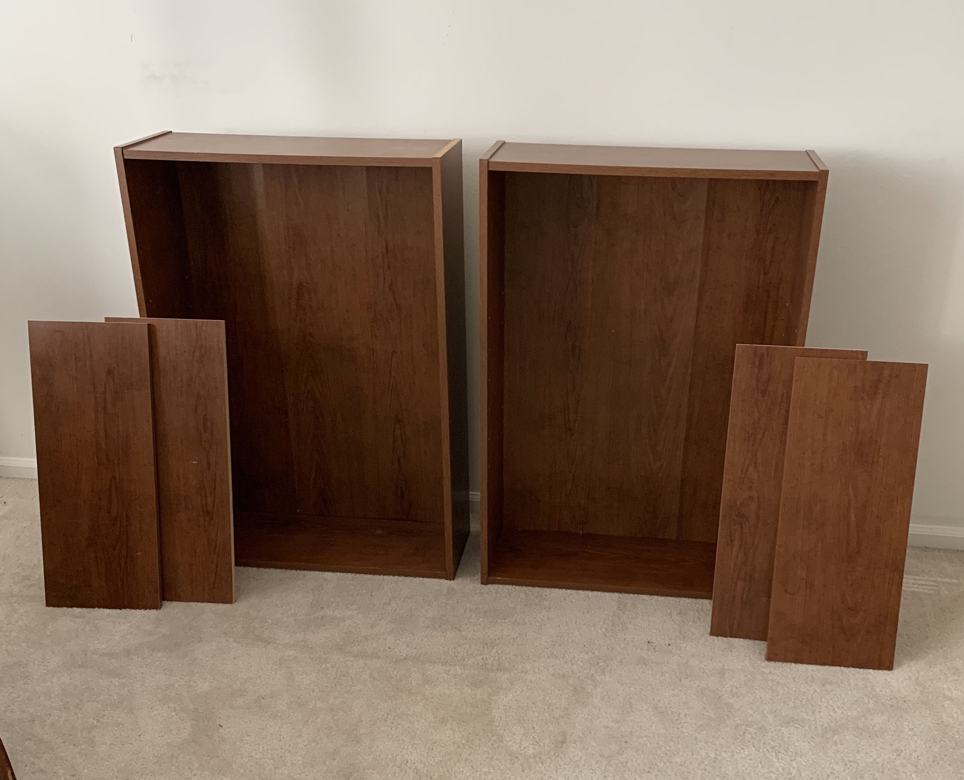 Two Bookshelves with Two shelves $30 OBO
