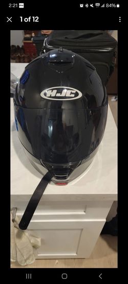 HJC IS-MAX II helmet. Full face (Modular) Color: Gloss Black Small