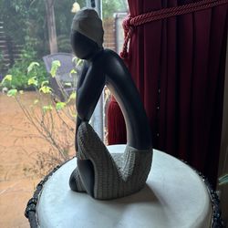 Haitian Stone Art Piece. Hand Crafted.