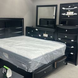 FALLON BEDROOM SET QUEEN 4 PCS NO NEEDED CREDIT CHECK SAME DAY DELIVERY $1199