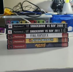 PS2 Games | Final Fantasy, WWE, Star Wars, & Pac-Man World